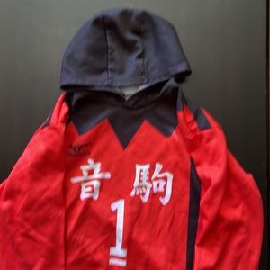 Mizunyoro Haikyuu Nekoma Anime Pullover Hoodie